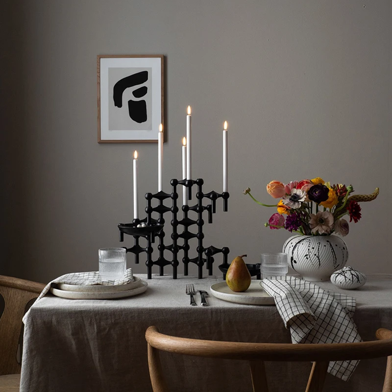 Danish Metal Candle Holder Mol - Collectible Vintage Matches ulasan dan harga