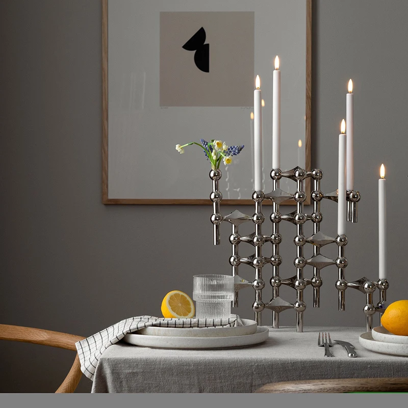 Danish Metal Candle Holder Mol - Collectible Vintage Matches ulasan dan harga