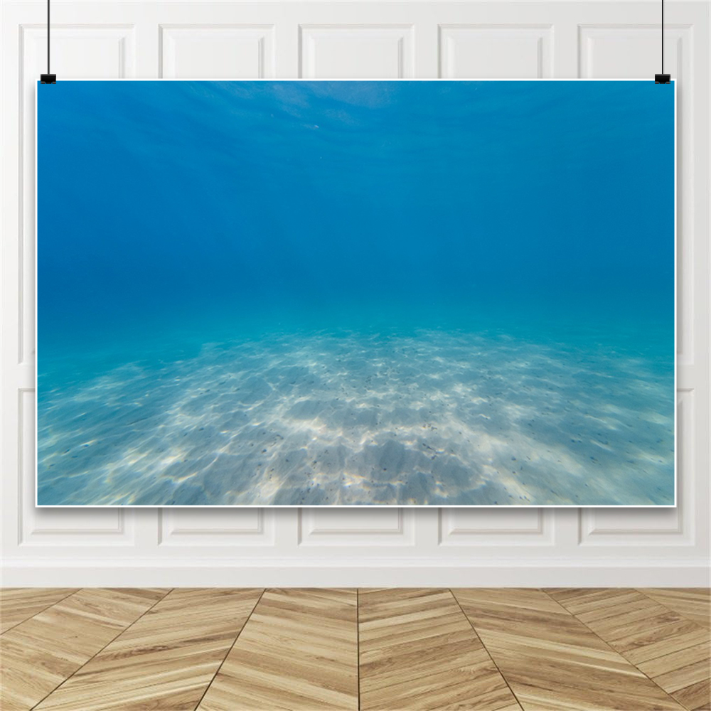 Blue Underwater World Backdrop - Photo Develop Tank ulasan dan harga