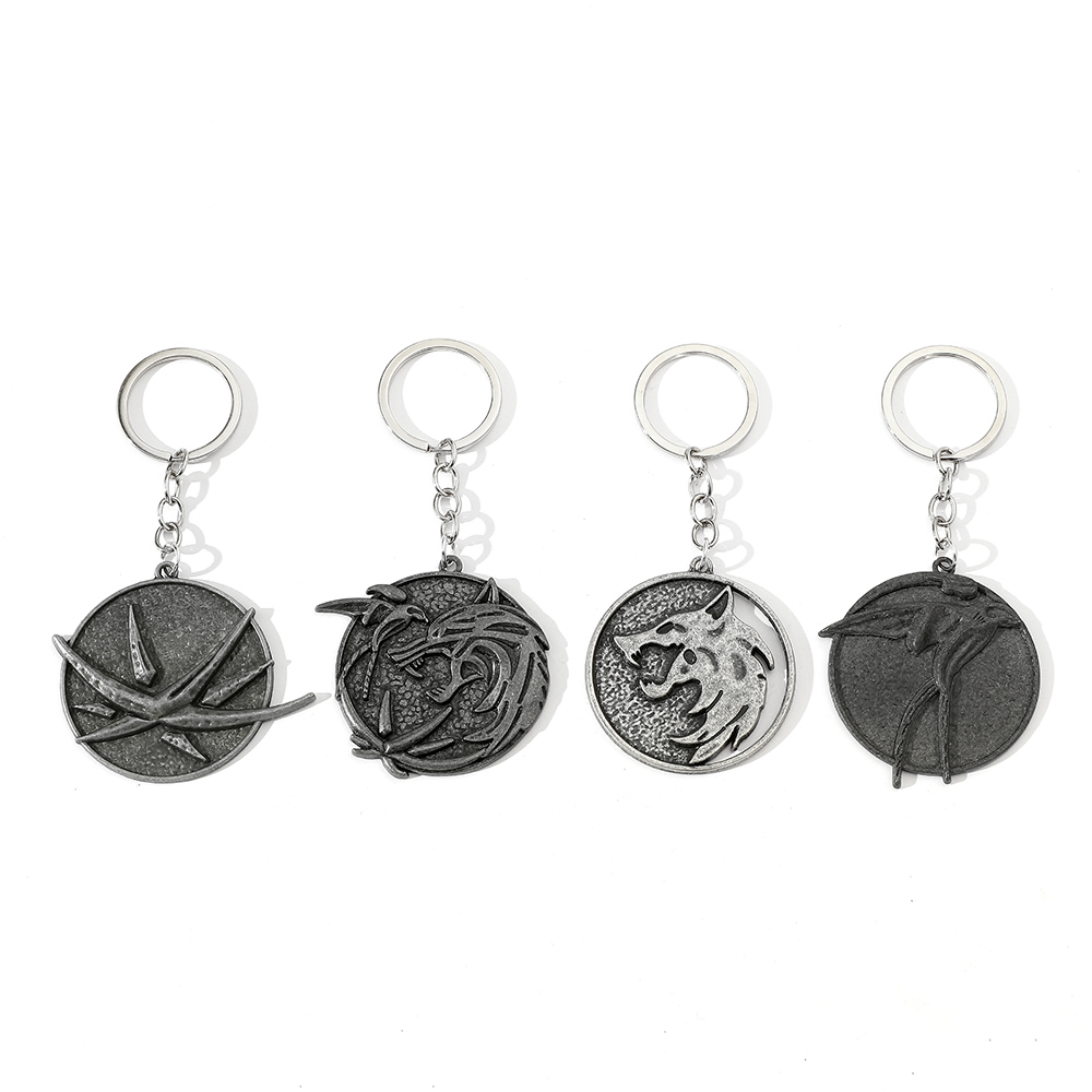 Vintage Wolf Head Keychain Gam - Vintage Collector ulasan dan harga