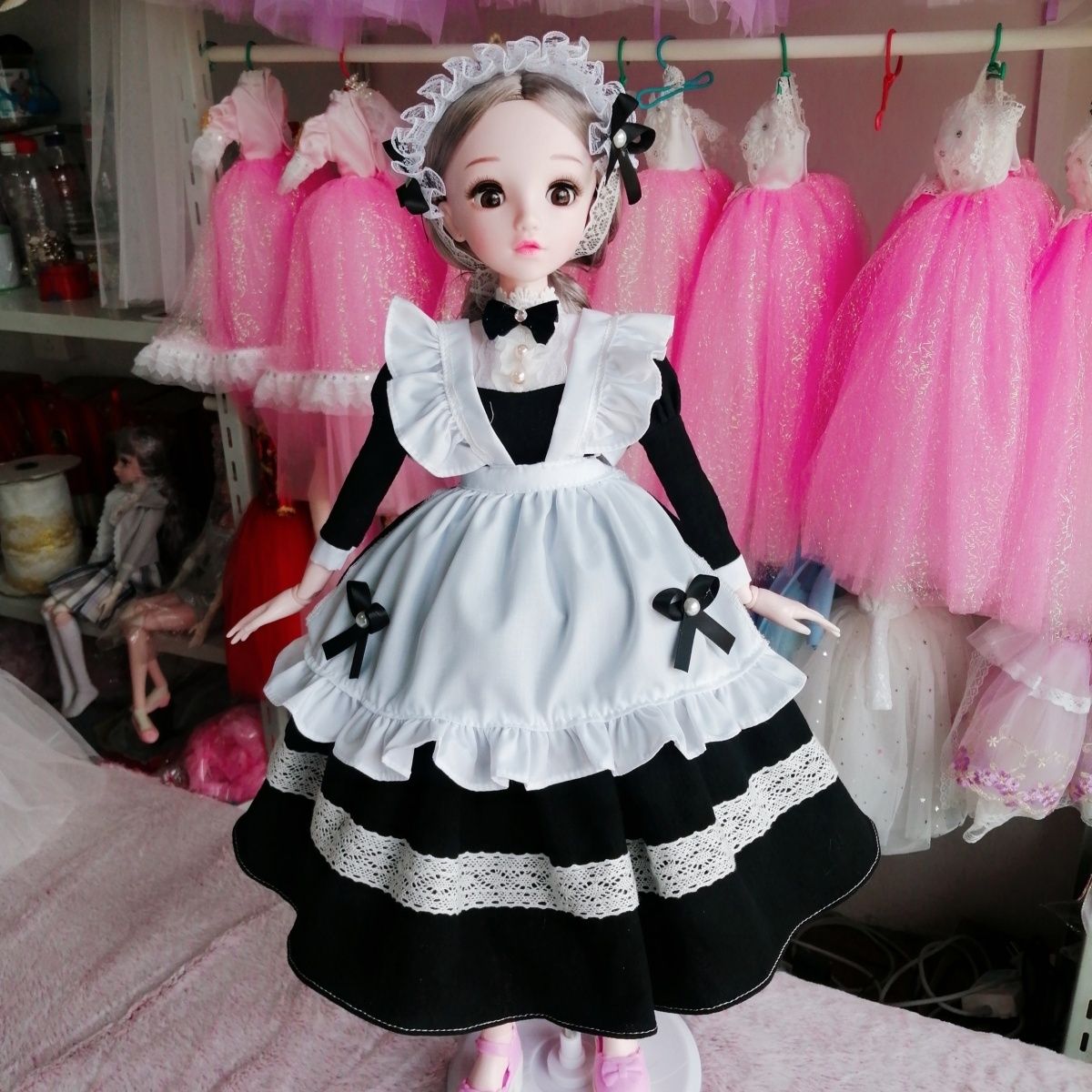 Vintage Burgundy Maid Costume  - Collectible Vintage Matches ulasan dan harga