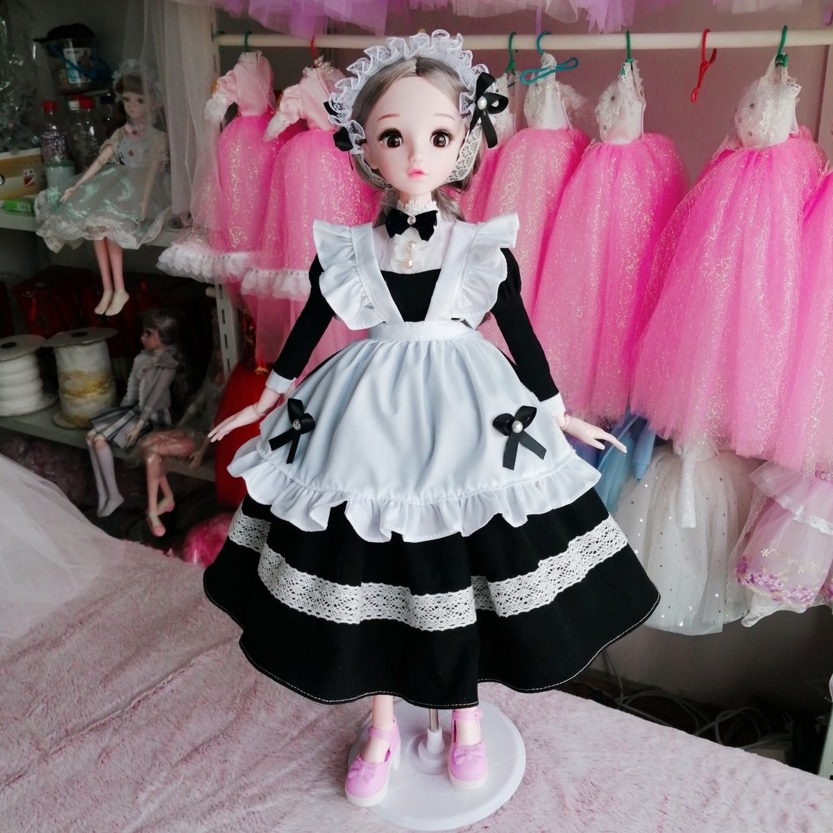 Vintage Burgundy Maid Costume  - Collectible Vintage Matches ulasan dan harga