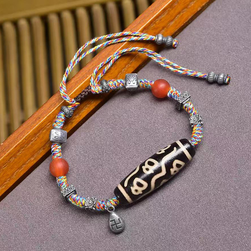 Natural Agate Fortune God Bead - Collectible Vintage Matches ulasan dan harga
