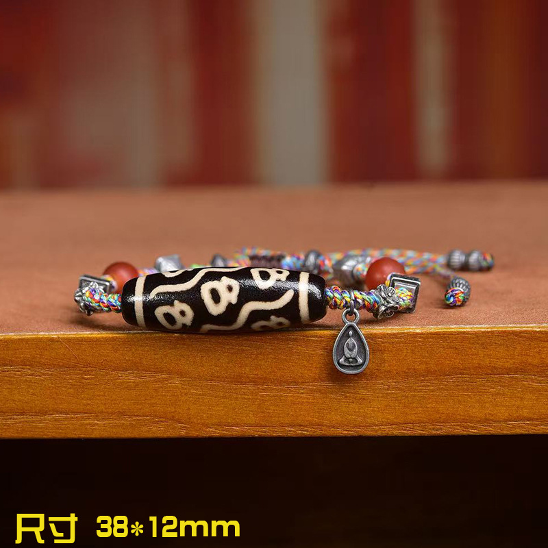 Natural Agate Fortune God Bead - Collectible Vintage Matches ulasan dan harga