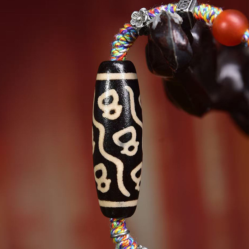 Natural Agate Fortune God Bead - Collectible Vintage Matches ulasan dan harga