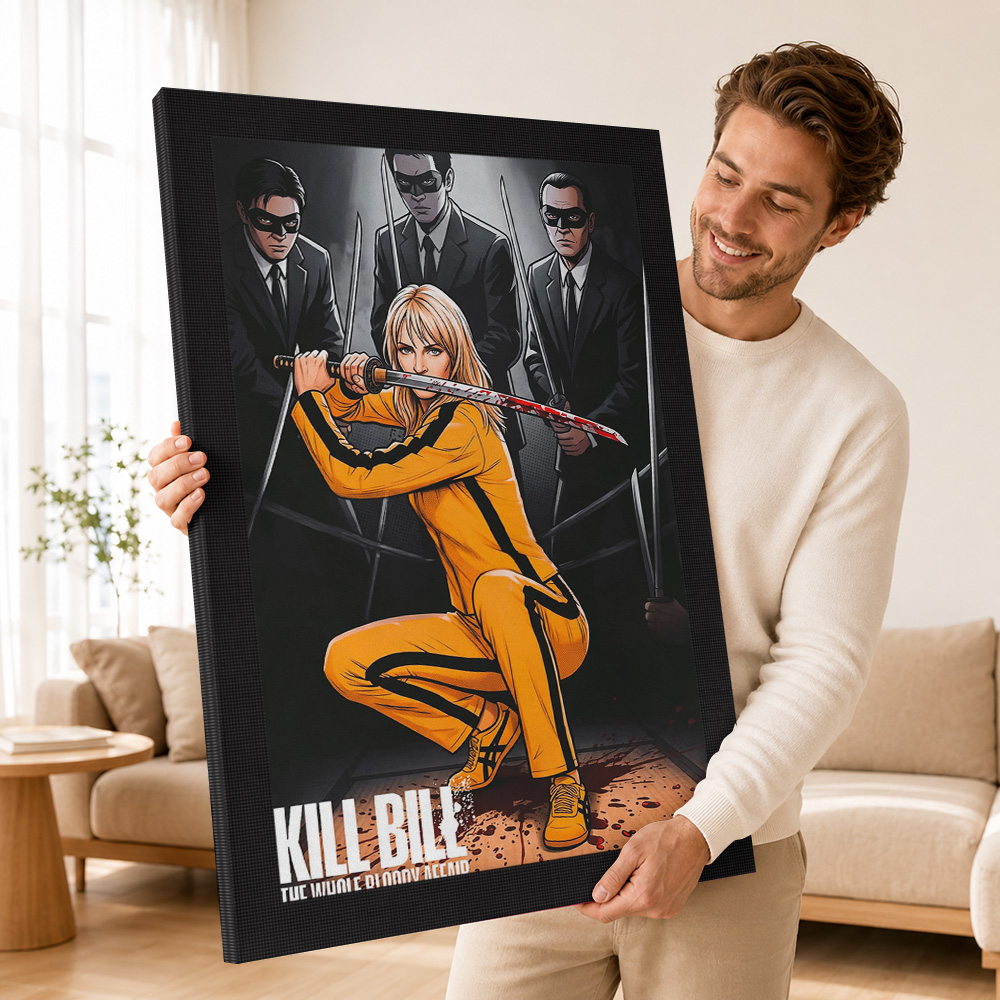 Fury Movie Framed Canvas Print - Collectible Vintage Photos ulasan dan harga