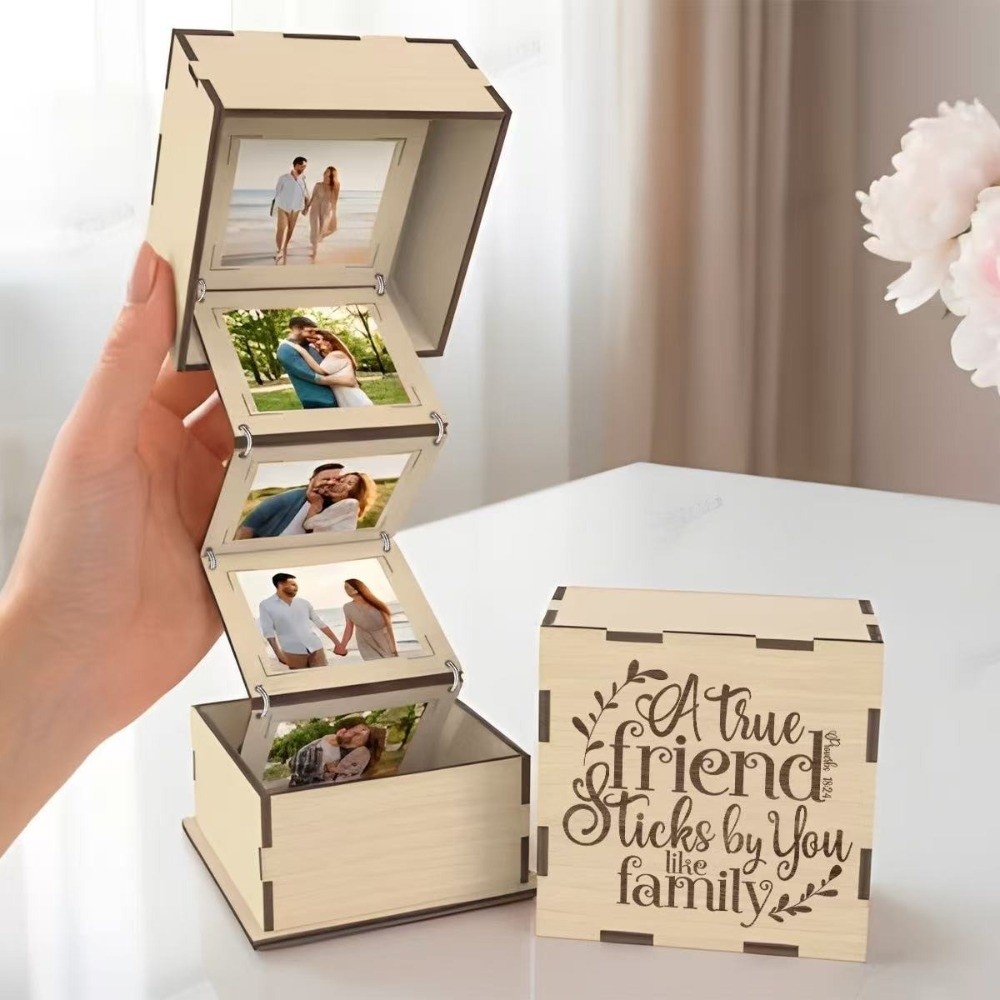 Folding Wooden Photo Storage B - Collectible Vintage Photos ulasan dan harga