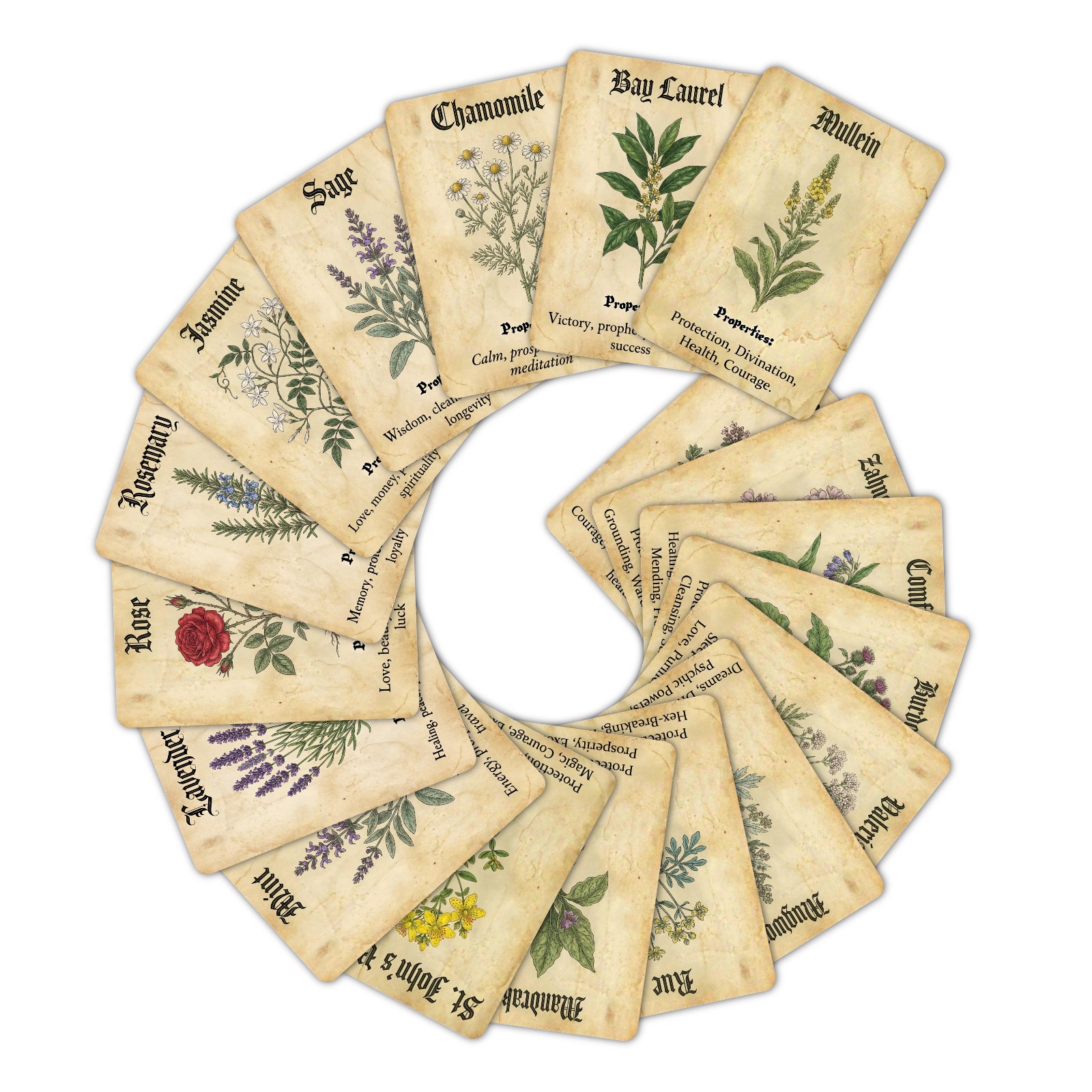 Vintage Magic Plant Theme Know - Vintage Collectible Cards ulasan dan harga