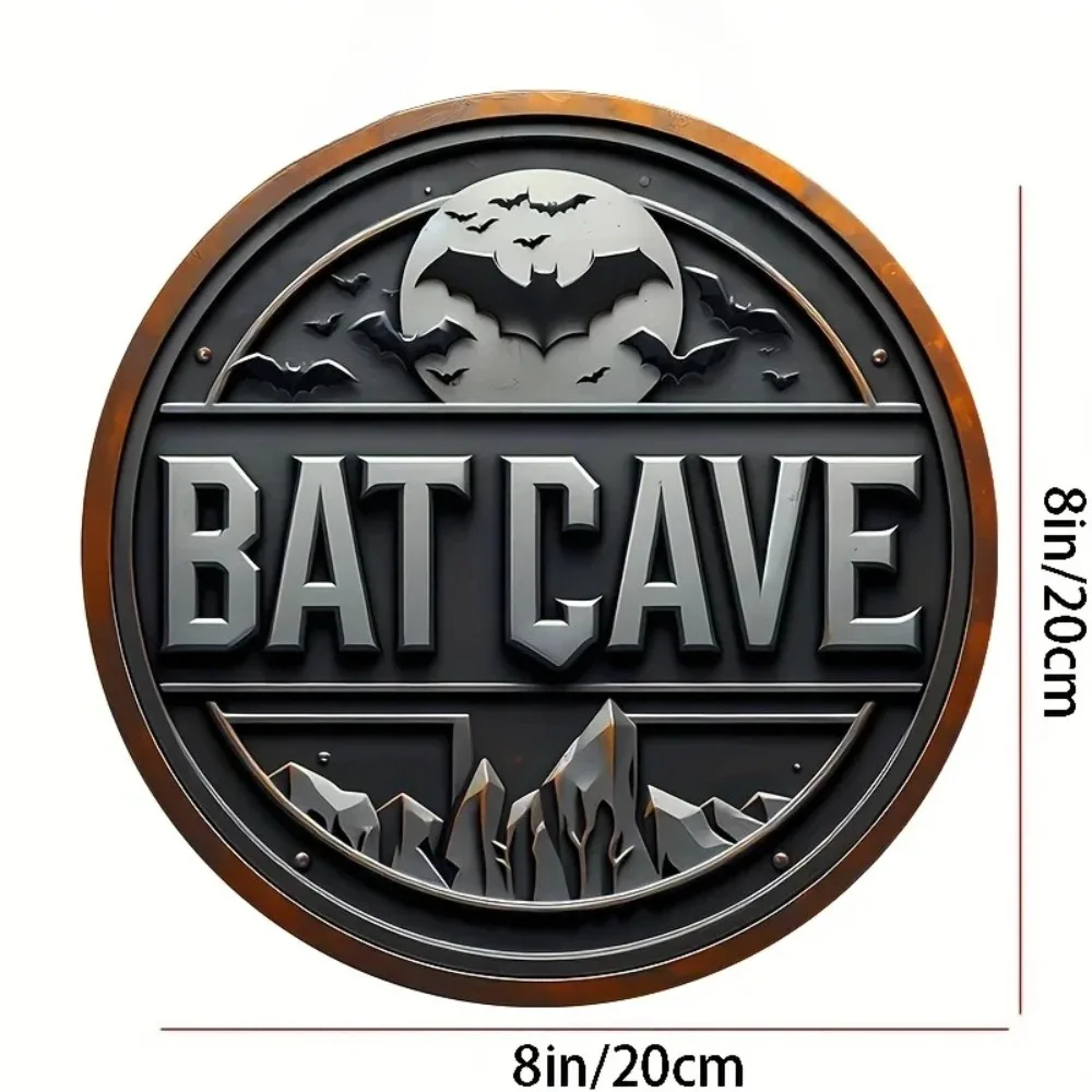 Vintage Batcave Metal Sign - 8 - Vintage Collectible Plates ulasan dan harga