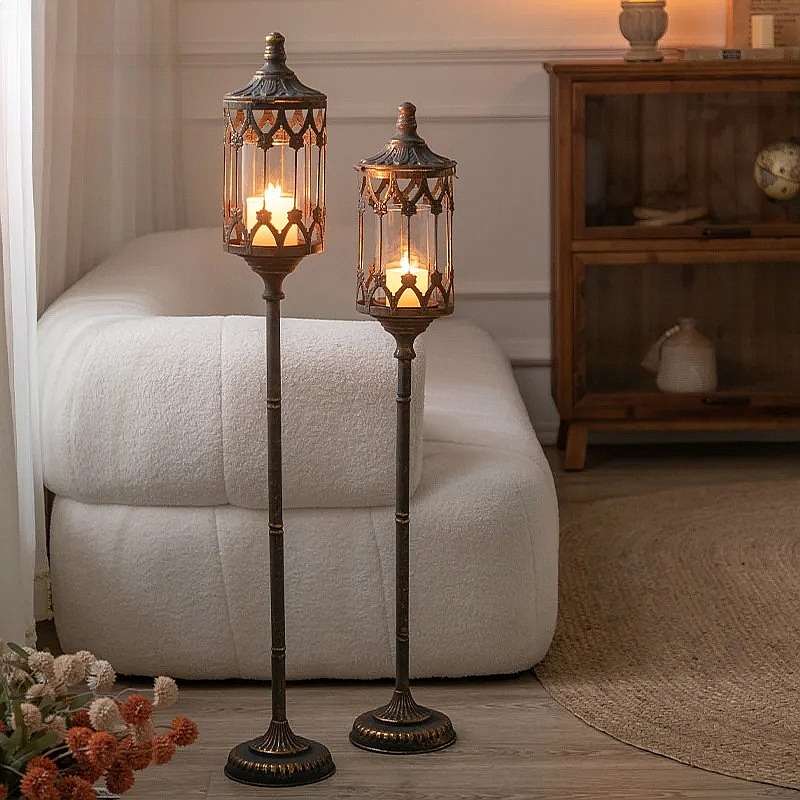 Outdoor Metal Candelabra Rainp - Collectible Vintage Matches ulasan dan harga