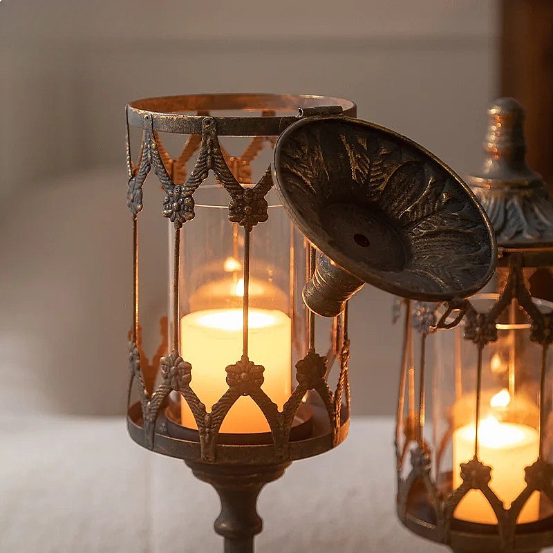 Outdoor Metal Candelabra Rainp - Collectible Vintage Matches ulasan dan harga