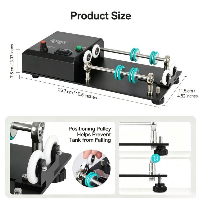 Electric Rolling Washing Brack - Photo Develop Tank ulasan dan harga