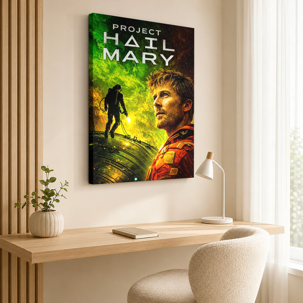 Project Hail Mary Movie Canvas - Collectible Vintage Photos ulasan dan harga