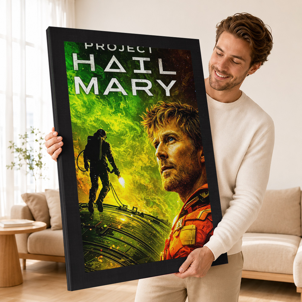 Project Hail Mary Movie Canvas - Collectible Vintage Photos ulasan dan harga