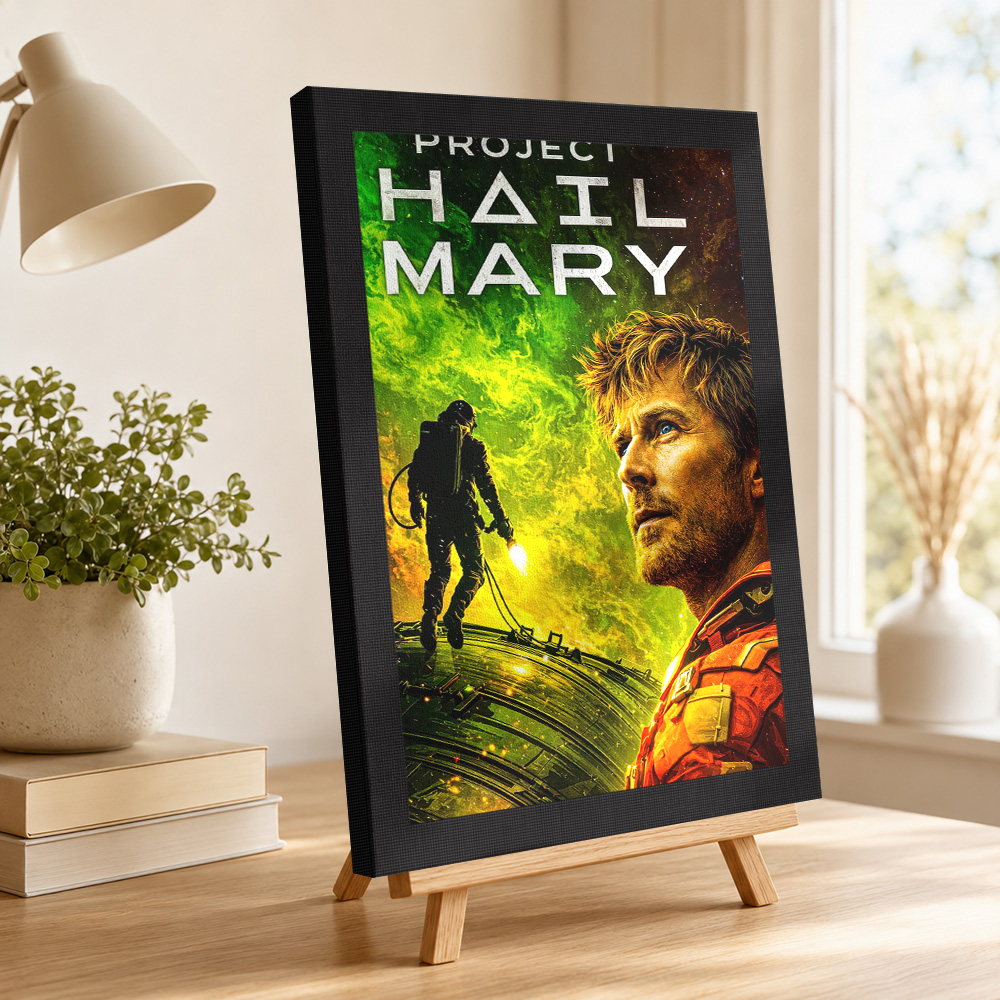 Project Hail Mary Movie Canvas - Collectible Vintage Photos ulasan dan harga