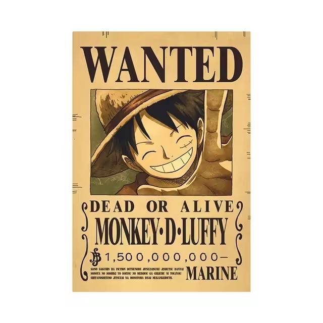 Anime One Piece Bounty Wanted  - Vintage Collectible Cards ulasan dan harga