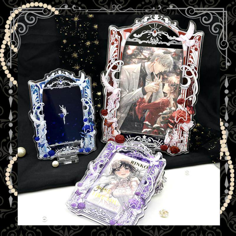 Royal Blue Rose Dove Acrylic C - Collectible Vintage Photos ulasan dan harga