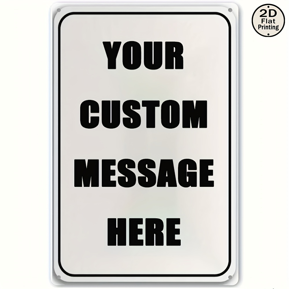 Custom Metal Tin Sign Personal - Vintage Collectible Plates ulasan dan harga