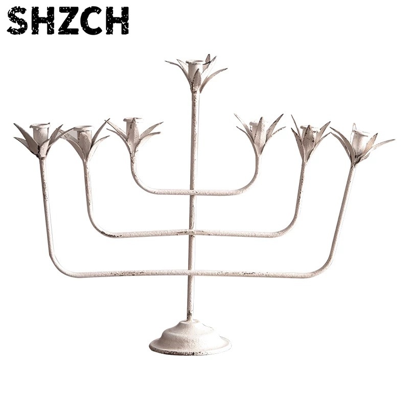 Vintage Metal Floral Candelabr - Collectible Vintage Matches ulasan dan harga