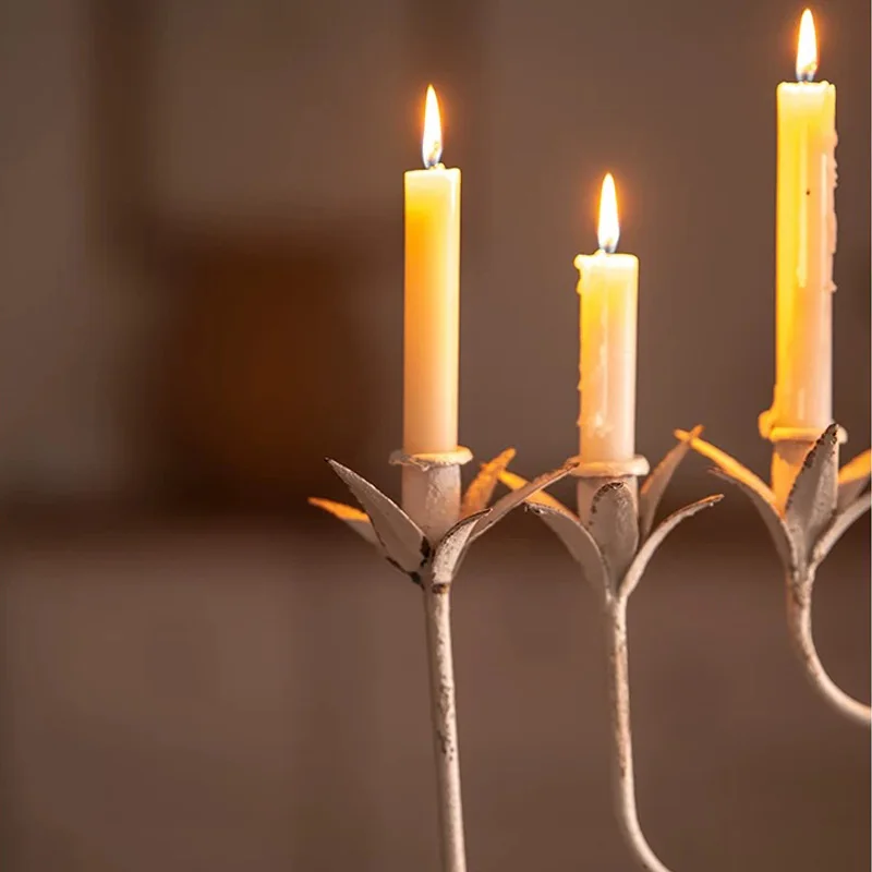 Vintage Metal Floral Candelabr - Collectible Vintage Matches ulasan dan harga