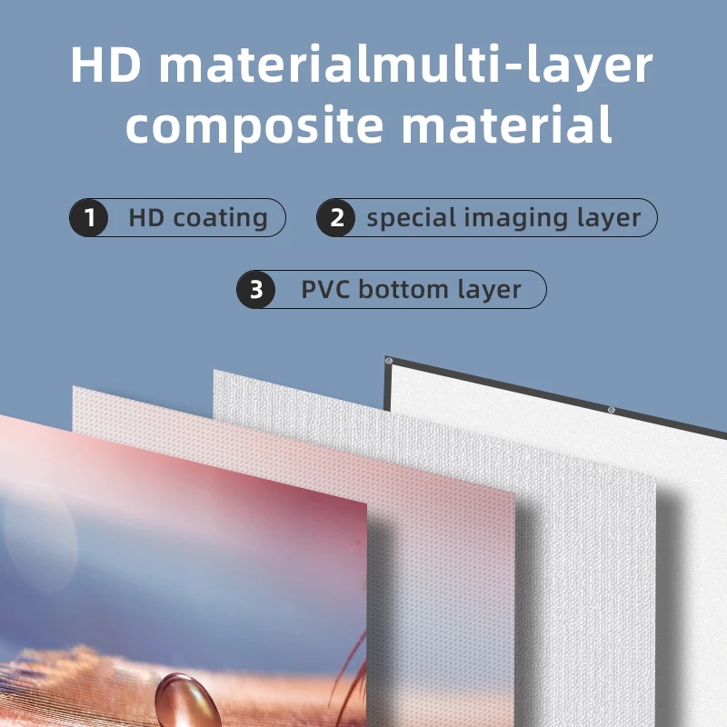 Salange Projector Screen 16:9  - Slide Film 120 ulasan dan harga