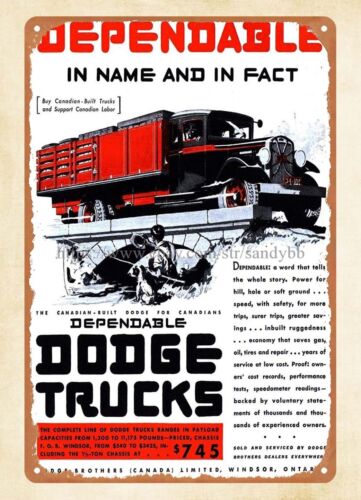 1931  trucks metal tin sign st - Vintage Collectibles Store ulasan dan harga